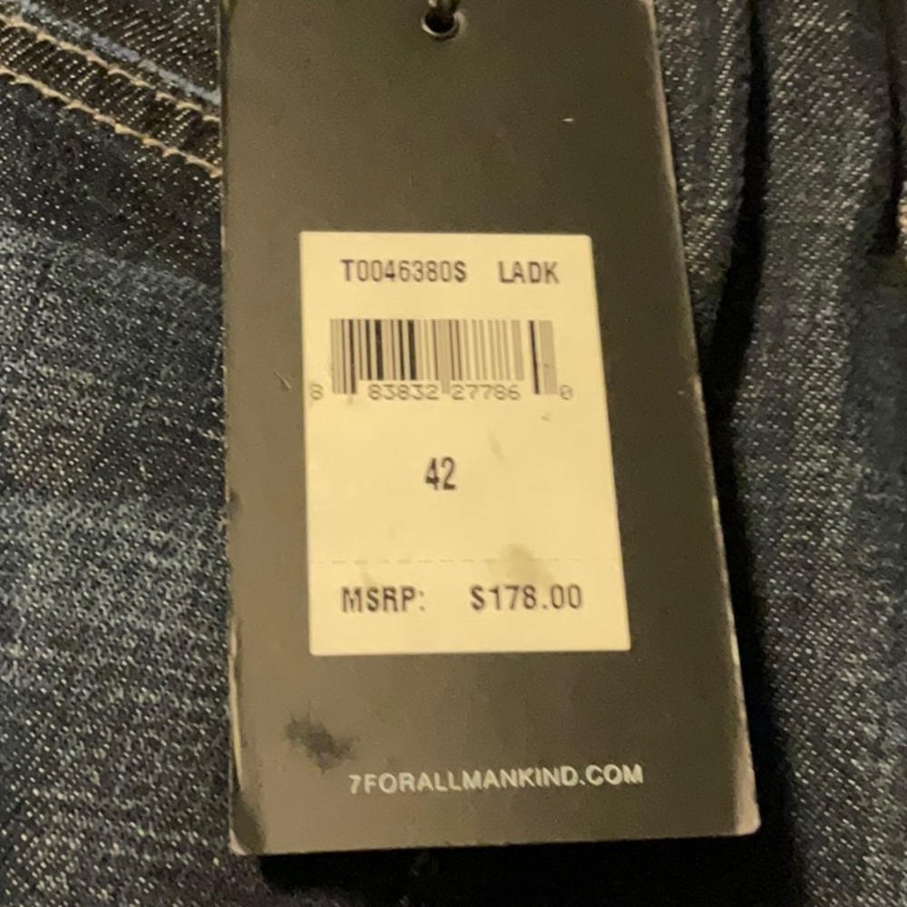 7 For All Mankind Austyn Jeans - Dark Blue size 42 - Picture 11 of 12